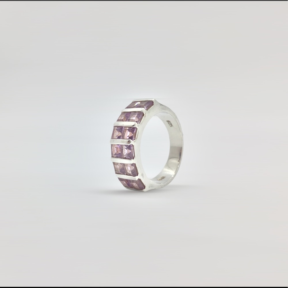 Sterling Silver & Amethyst IPS ring